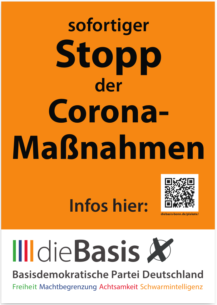 Plakat Stopp C-Maßnahmen